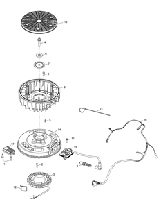 Kohler Zt730-3011 Ignition And Electrical Diagram and Parts List for Z-FORCELZ48 (53ATDAGB-53ATDAGB050)(2014) Cub Cadet Lawn Tractor